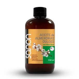 SANON Aceite de Almendras con Aloe Vera 250 ml