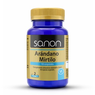 SANON Arándano Mirtillo 100 comprimidos