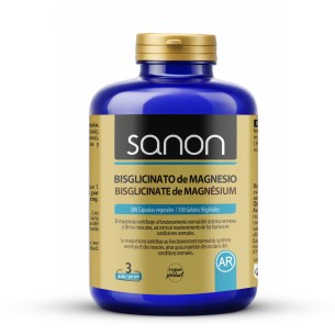 SANON Bisglicinato de Magnesio 300 cápsulas vegetales