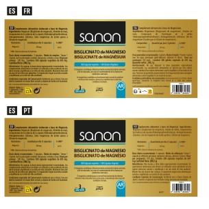SANON Bisglicinato de Magnesio 300 cápsulas vegetales 2