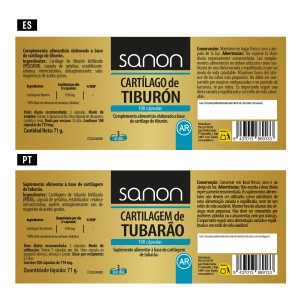 SANON Cartílago de Tiburón 100 cápsulas 2