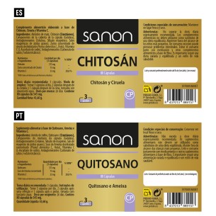 SANON Chitosán 80 cápsulas 2