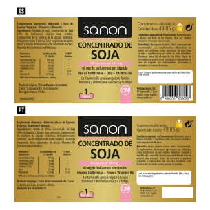 SANON Concentrado de Soja 90 cápsulas 2