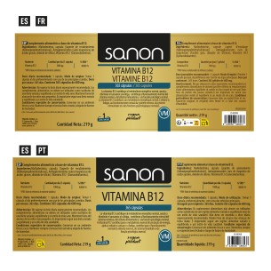 SANON Vitamina B12 365 cápsulas 2