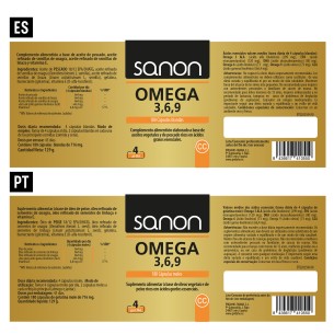 SANON Omega 3,6,9 180 cápsulas blandas 2