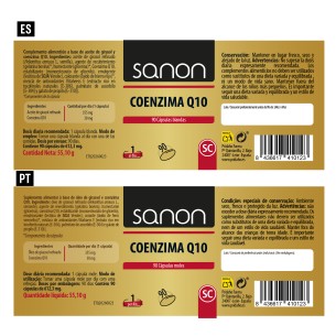 SANON Coenzima Q10 90 cápsulas blandas 2