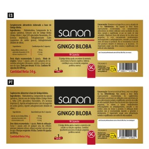 SANON Ginkgo biloba 90 cápsulas 2