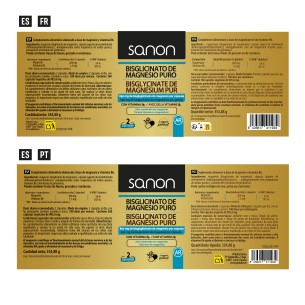 SANON Bisglicinato de magnesio puro 360 cápsulas 2