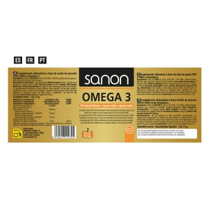 SANON Omega 3 180 cápsulas blandas 2