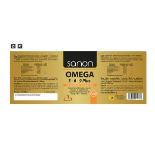 SANON Omega 3,6,9 plus 180 cápsulas blandas 2