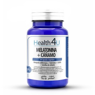 H4U Melatonina + Cáñamo 30 cápsulas vegetales