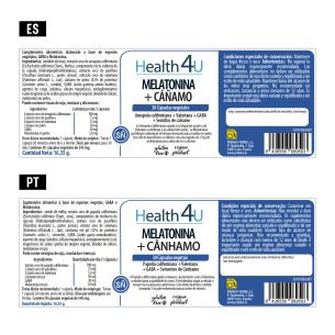 H4U Melatonina + Cáñamo 30 cápsulas vegetales 2