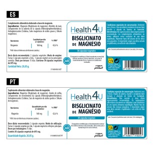 H4U Bisglicinato de magnesio 30 cápsulas 2