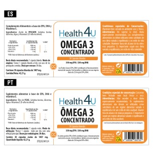 H4U Omega 3 Concentrado 30 cápsulas blandas 2
