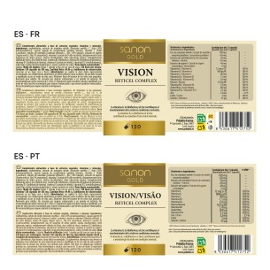 SANON GOLD Visión 120 cápsulas 2