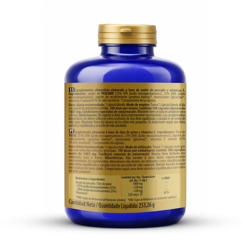SANON Omega 3 concentrado 180 cápsulas blandas