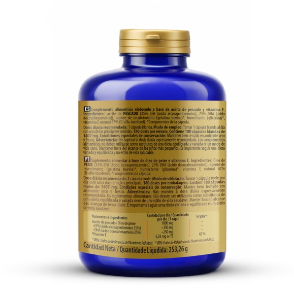 SANON Omega 3 concentrado 180 cápsulas blandas