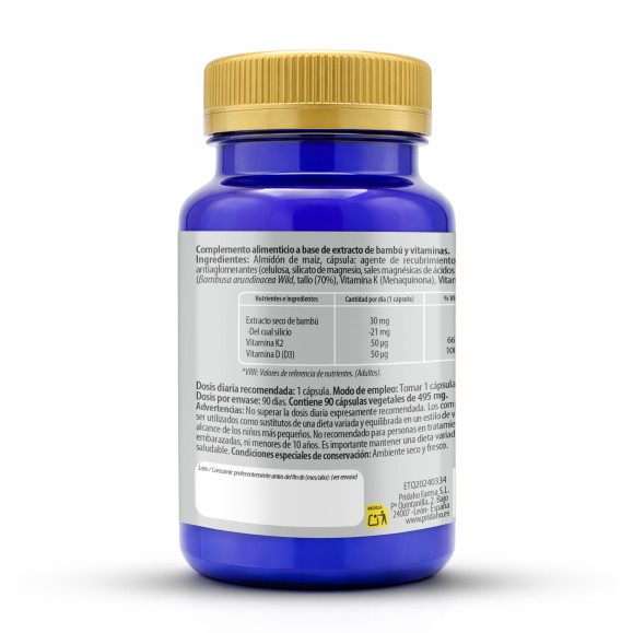 PHYTOFARMA Vitaminas D3+K2 90 cápsulas vegetales