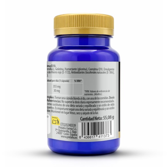 PHYTOFARMA Coenzima Q10 90 cápsulas blandas