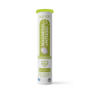 SANON Magnesio + Potasio 20 comprimidos efervescentes