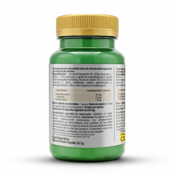 PHYTOFARMA Colesterol (Bergamota + Cilantro) 30 cápsulas
