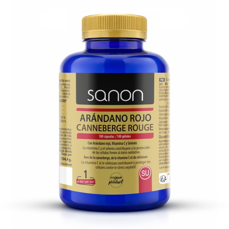 SANON Arándano Rojo 180 cápsulas