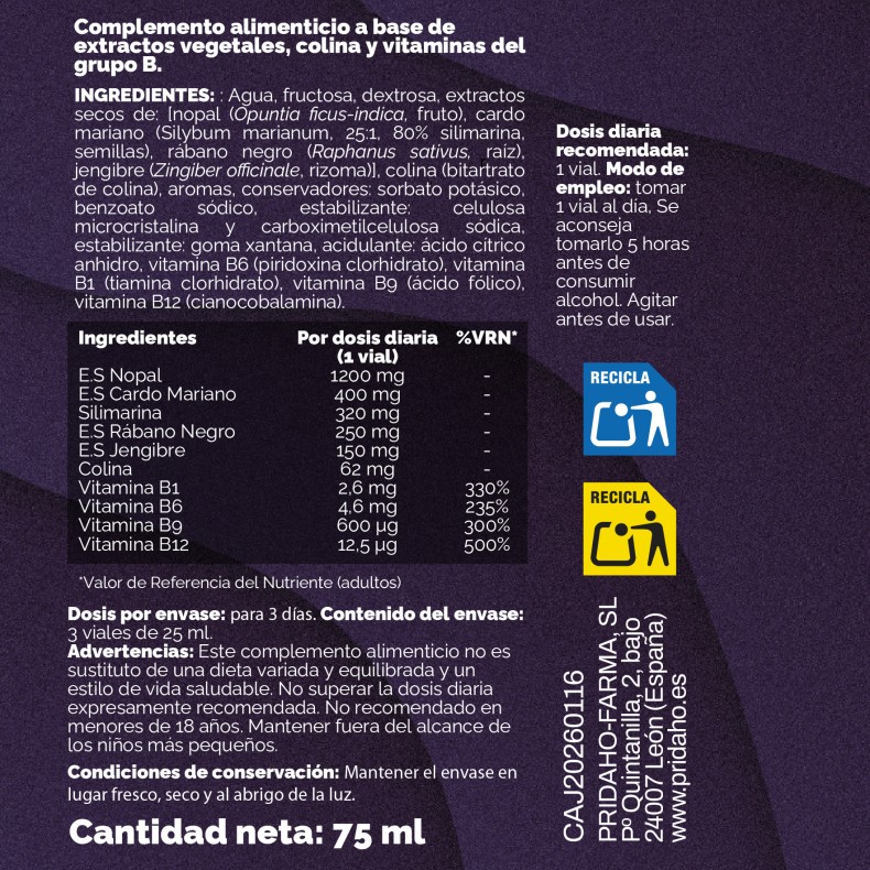 SANON Stop resaca 3 viales pack 3