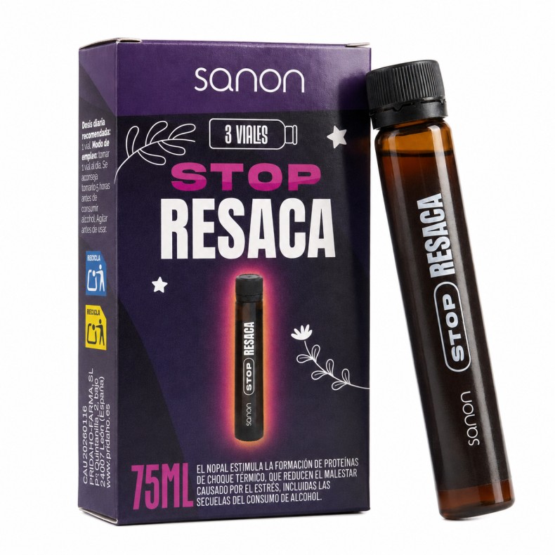 SANON Stop resaca 3 viales pack 6