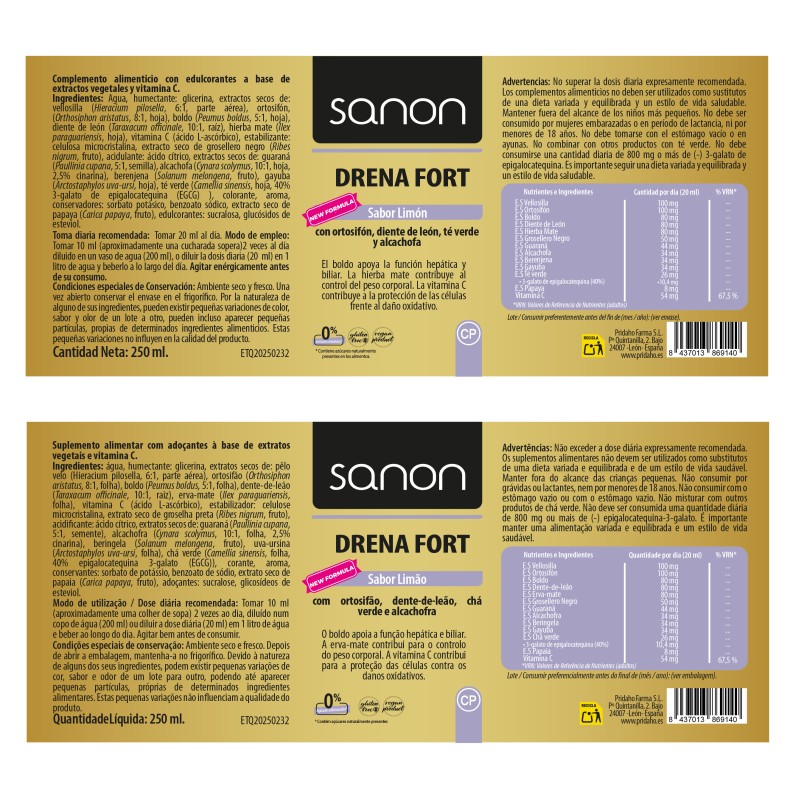 SANON Drena Fort 250 ml