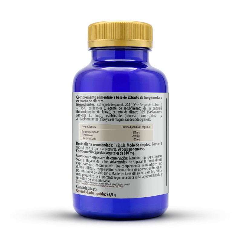 PHYTOFARMA Colesterol (Bergamota + Cilantro) 90 cápsulas