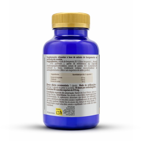 PHYTOFARMA Colesterol (Bergamota + Cilantro) 90 cápsulas