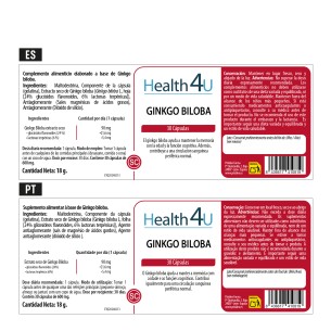 H4U Ginkgo biloba 30 cápsulas 2