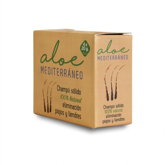 ALOE MEDITERRANEO Champú sólido Antipiojos