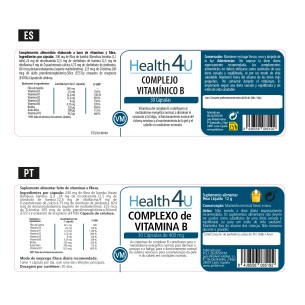 H4U Complejo Vitamínico B 30 cápsulas 2