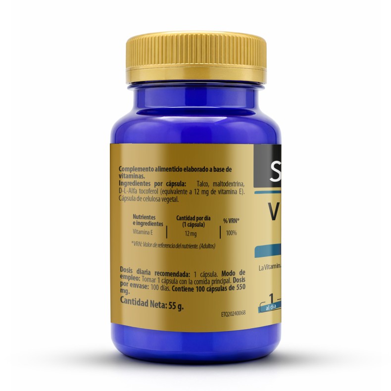 SANON Vitamina E 100% 100 cápsulas