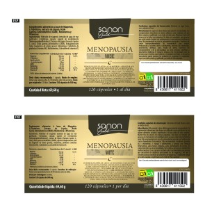 SANON GOLD Menopausia noche 120 cápsulas 2