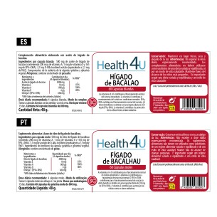 H4U Hígado de Bacalao 60 cápsulas blandas 2