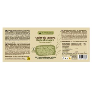 PHYTOFARMA Aceite de onagra 450 cápsulas blandas 2