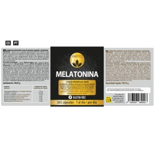 PHYTOFARMA Melatonina 365 cápsulas 2