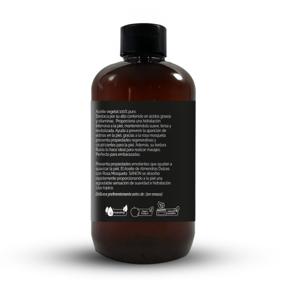 SANON Aceite de Almendras con Rosa Mosqueta 250 ml