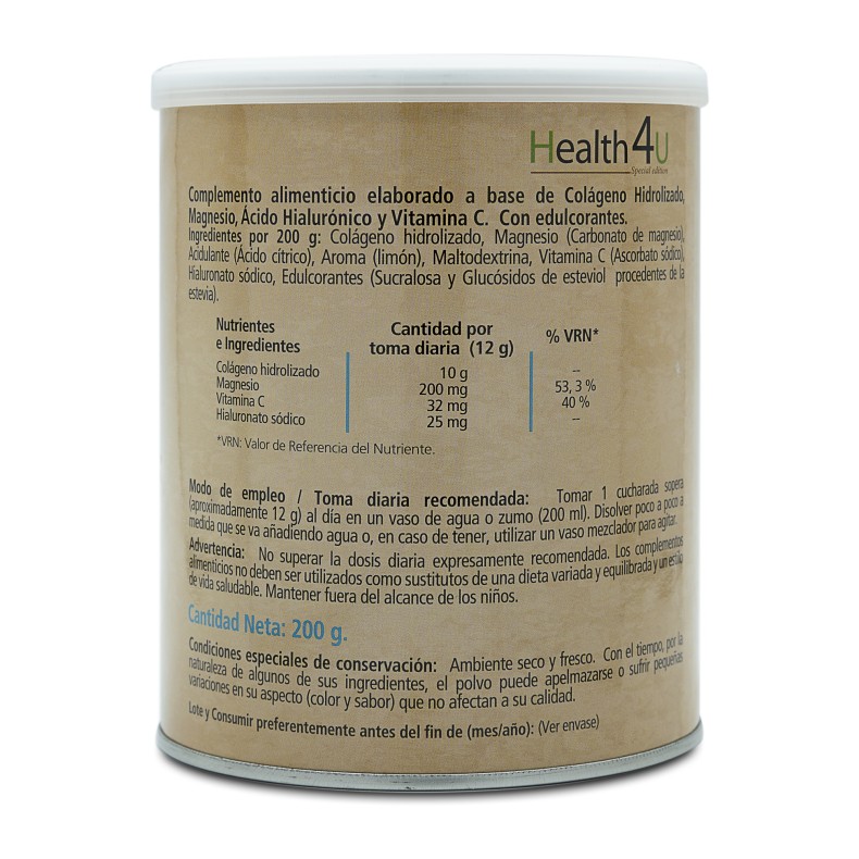 H4U Colágeno hidrolizado en polvo 200 g special edition