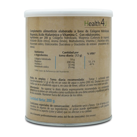 H4U Colágeno hidrolizado en polvo 200 g special edition