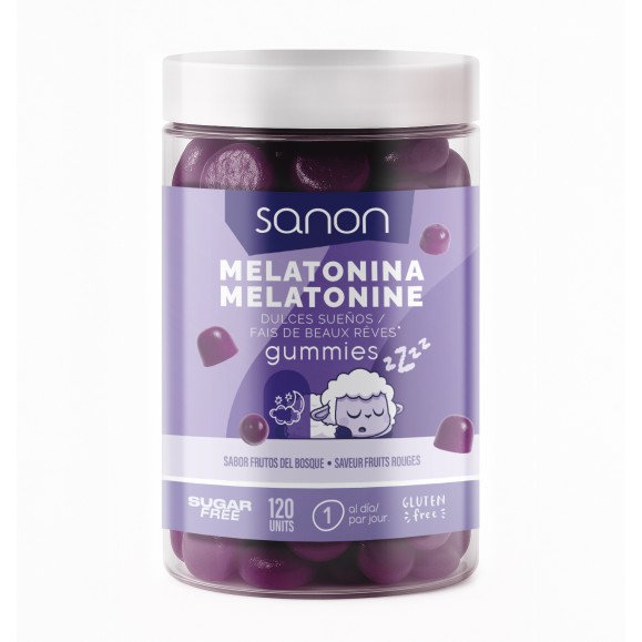 SANON Melatonina 1,8 mg 120 gummies