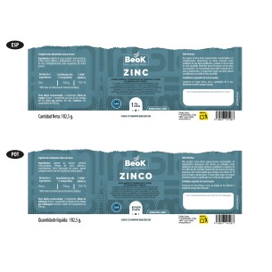 BEOK Zinc + Selenio 365 comprimidos 2