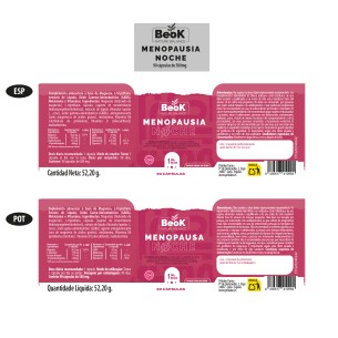 BEOK Menopausia Noche 90 cápsulas 2