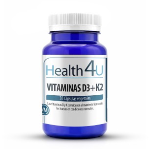 H4U Vitamina D3+K2 30 cápsulas vegetales