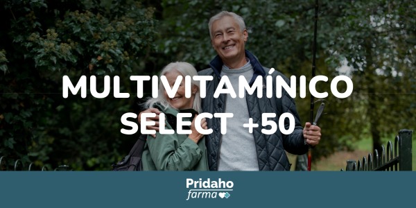 Propiedades de MULTIVITAMÍNICO SELECT +50: vitaminas y minerales para el bienestar a partir de los 50 años